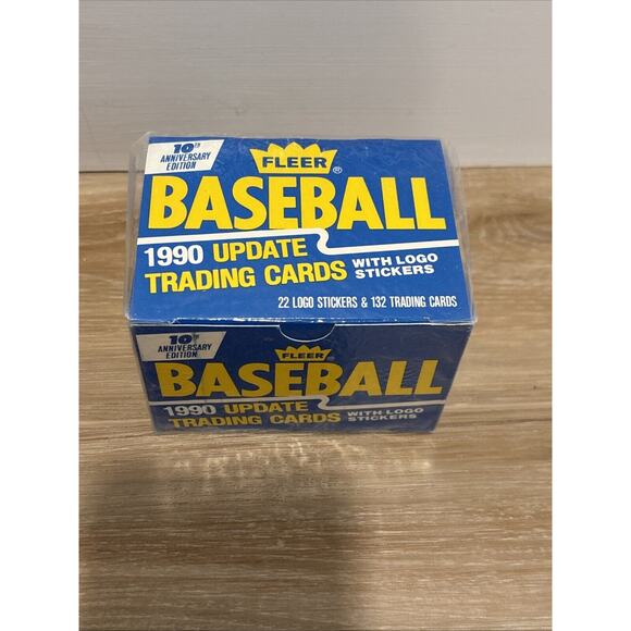 1990 Fleer Update Baseball Complete Set Factory Sealed Box 132 Cards 22 Stickers - Picture 2 of 4